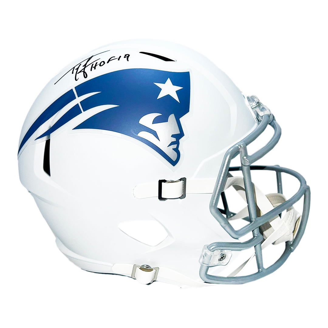 Ty Law Signed HOF 19 Inscription New Patriots Speed Rivalries Full-Siz ...