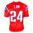 Ty Law Signed HOF 19 Inscription New England Red Football Jersey (Beckett)