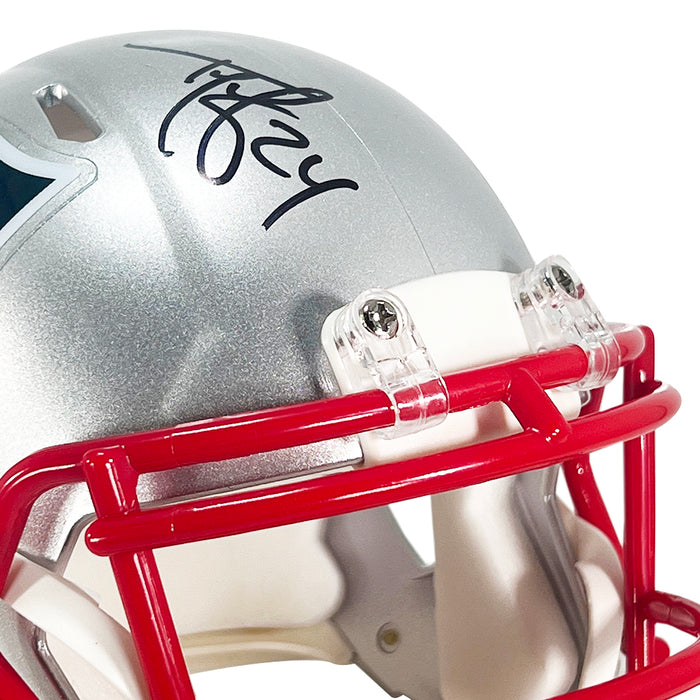 Ty Law Signed New England Patriots Speed Mini Football Helmet (JSA)