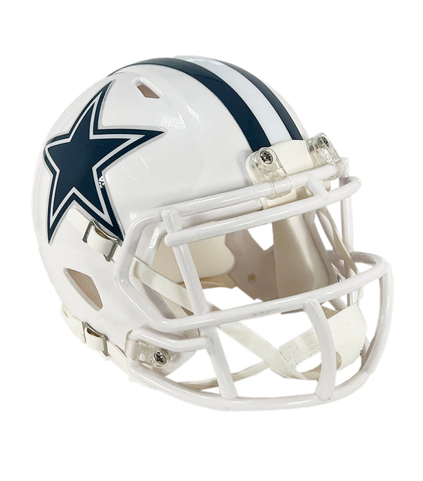 DeMarcus Lawrence Signed Dallas Cowboys Alternate Speed Mini Football Helmet (JSA)