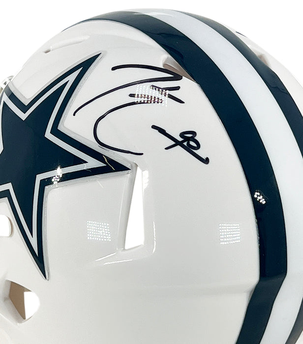 DeMarcus Lawrence Signed Dallas Cowboys Alternate Speed Mini Football Helmet (JSA)