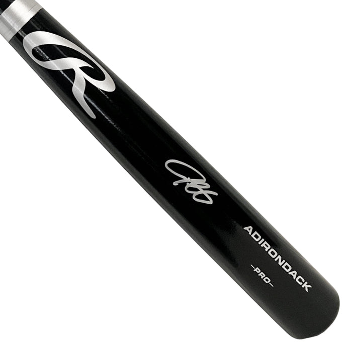 Derrek Lee Signed Louisville Slugger Black Baseball Bat (JSA)