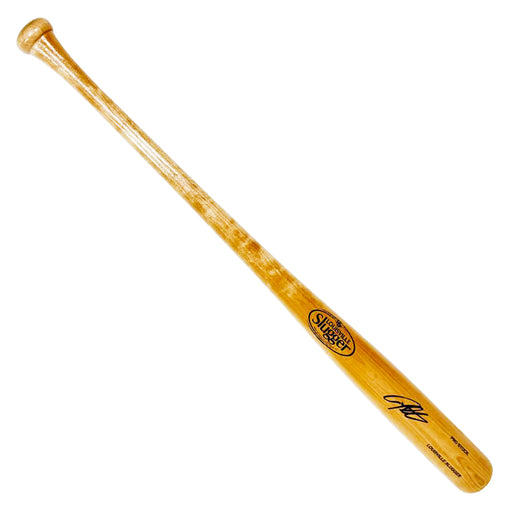 Derrek Lee Signed Louisville Slugger Official MLB Blonde Baseball Bat (Beckett)