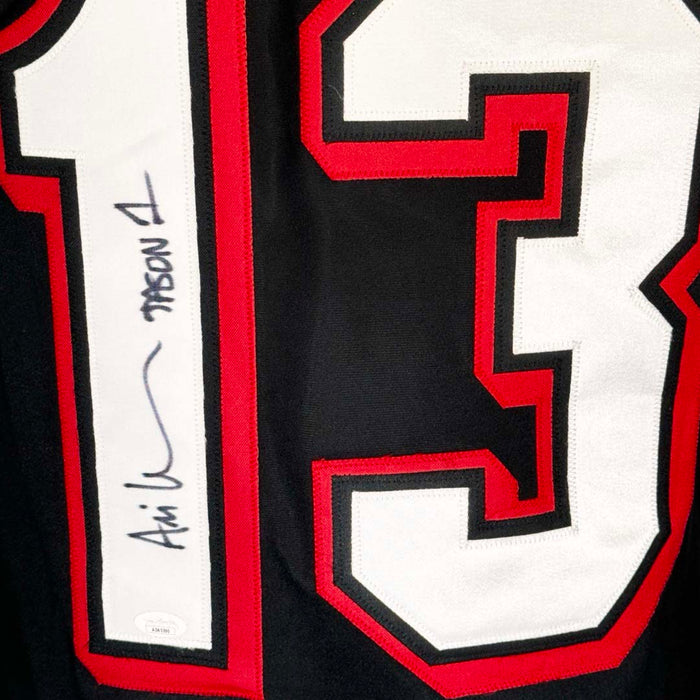 Ari Lehman Signed Jason 1 Inscription Friday the 13th Jason Voorhees Hockey Jersey (JSA)