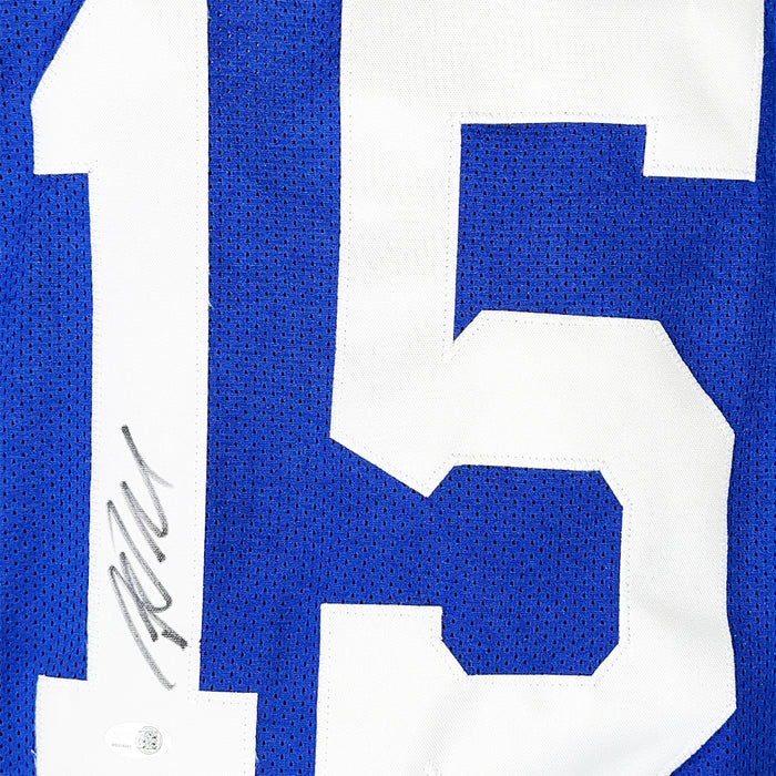 Riley Leonard Signed Indianapolis Blue Football Jersey (Beckett)