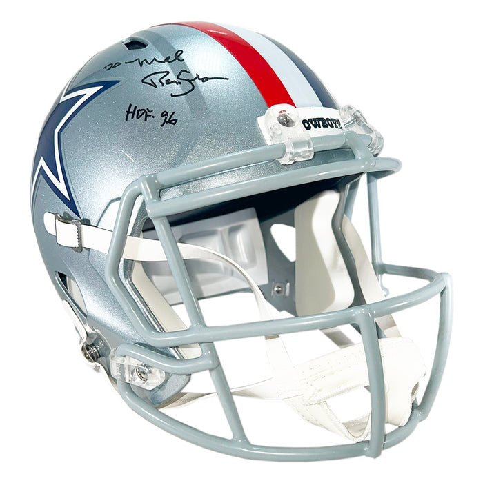 Bob Lilly and Mel Renfro Signed HOF Inscriptions Dallas Cowboys