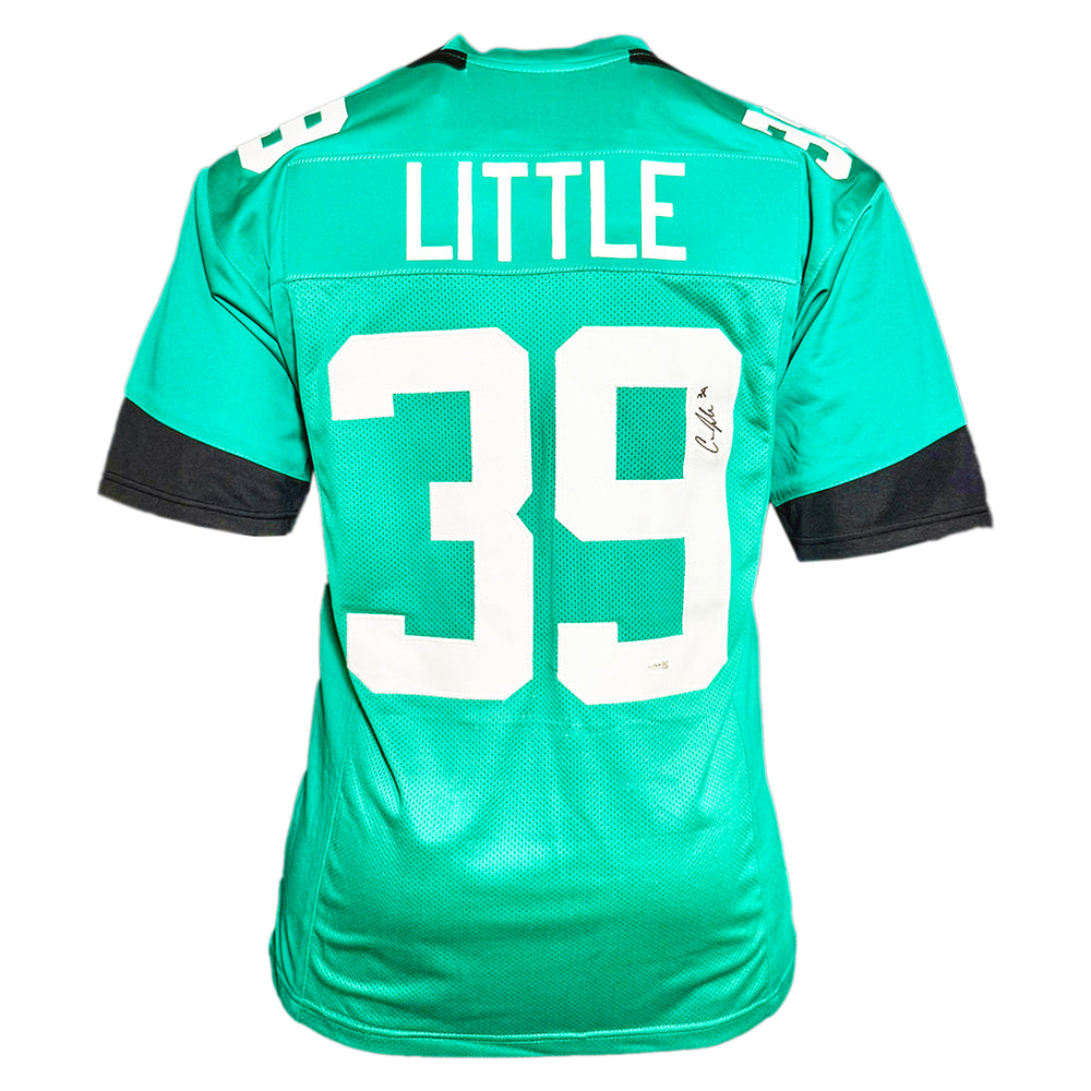 Cam Little Signed Jacksonville Teal Football Jersey (JSA)