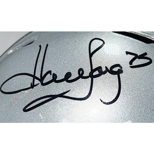 Howie Long Signed Las Vegas Raiders Speed Full-Size Replica Football Helmet (Beckett)