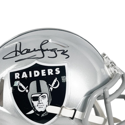 Howie Long Signed Las Vegas Raiders Speed Mini Football Helmet (Beckett)