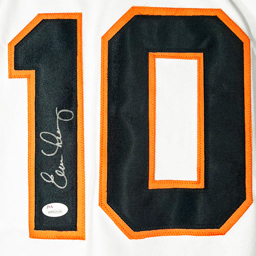 Evan Longoria Signed San Francisco White Signed on 1 Baseball Jersey (JSA)