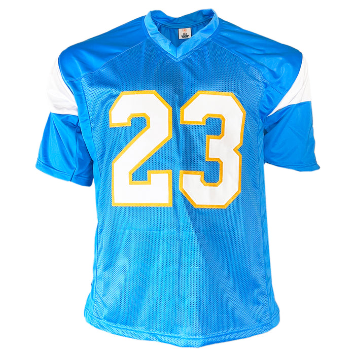 Paul Lowe Signed San Diego Light Blue Football Jersey (JSA)
