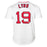 Fred Lynn Signed 1975 ROY 1975 MVP Inscription Boston White Baseball Jersey (JSA)