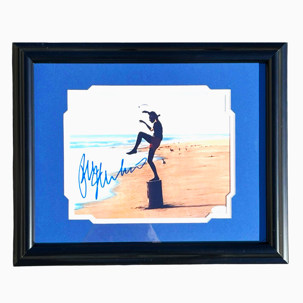 Ralph Macchio Signed Karate Kid Pose 1 Entertainment Framed 8x10 Photo (JSA)
