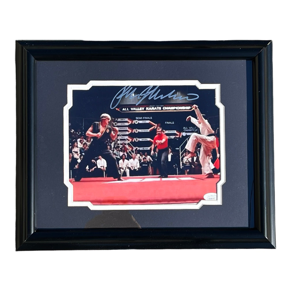Ralph Macchio Signed Karate Kid Pose 2 Entertainment Framed 8x10 Photo (JSA)