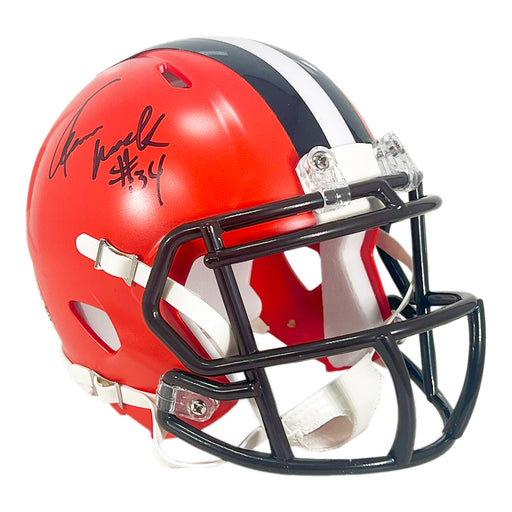 Kevin Mack Signed Cleveland Browns Speed Mini Football Helmet (JSA)