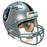 Khalil Mack Signed Just Win Baby Raider Nation Inscription Los Angeles Raiders Authentic Full-Size Football Helmet (JSA)