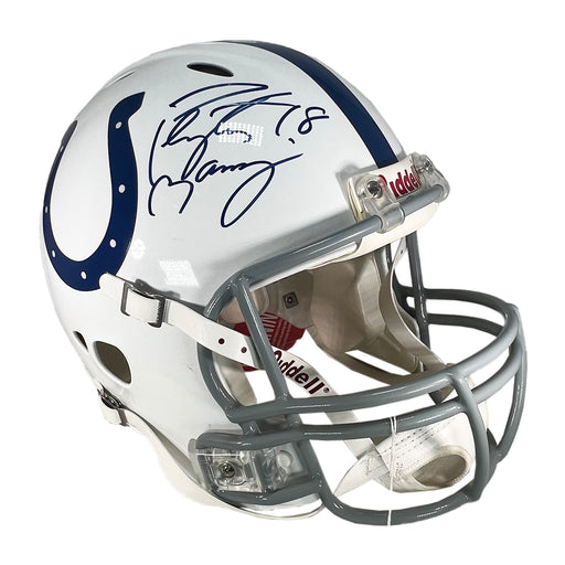 Peyton Manning Signed Indianapolis Colts Authentic Speed Full-Size Football Helmet (JSA)