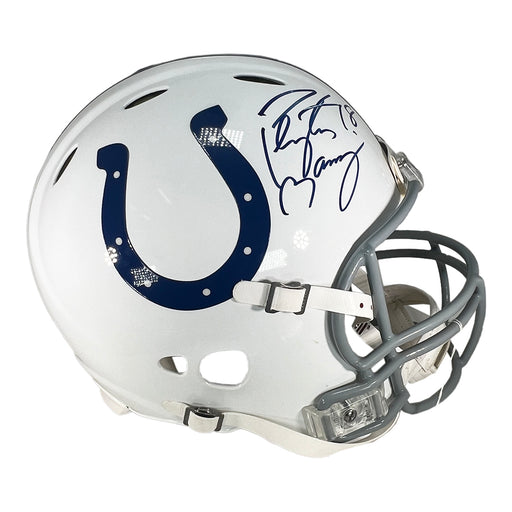 Peyton Manning Signed Indianapolis Colts Authentic Speed Full-Size Football Helmet (JSA)