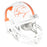 Peyton Manning Signed Tennessee Vols White Full-Size Schutt Replica Football Helmet (JSA)