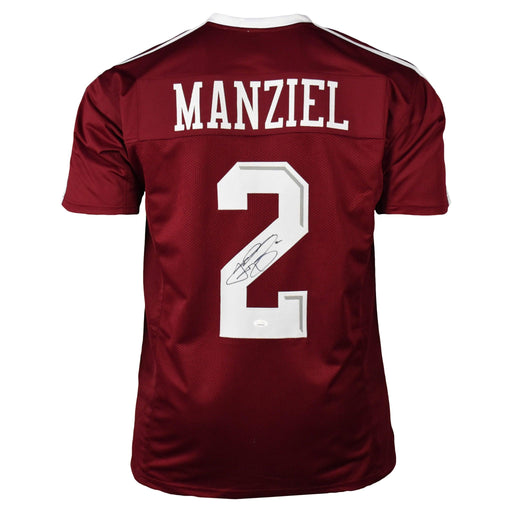 Johnny Manziel Autographed College Football Jersey Maroon (JSA)