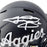 Johnny Manziel Signed Texas A&M Aggies Script Speed Mini Football Helmet (Beckett)