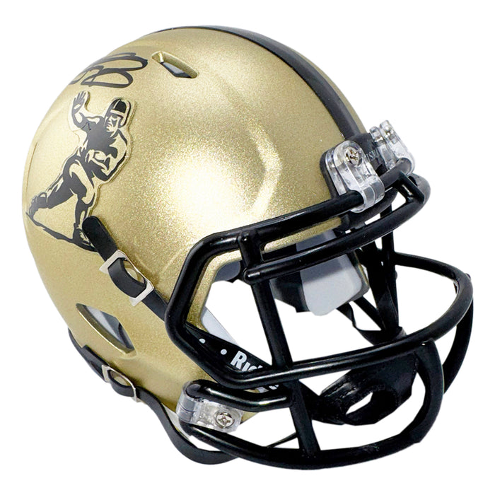 Johnny Manziel Signed Heisman Logo Speed Mini Football Helmet (Beckett)