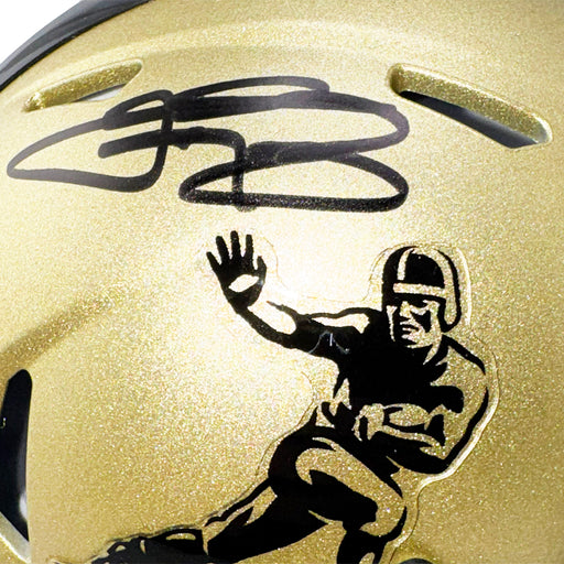 Johnny Manziel Signed Heisman Logo Speed Mini Football Helmet (Beckett)