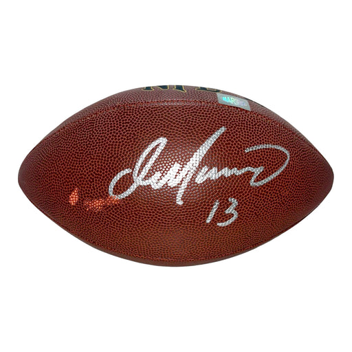 Dan Marino, Mark Clayton, Mark "Super" Duper Signed Wilson Official NFL Replica Football (JSA)