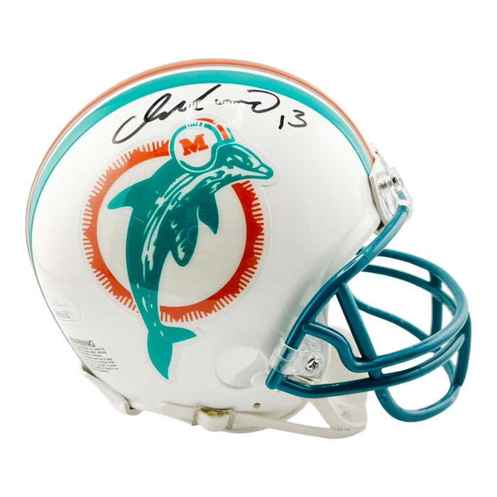 Dan Marino Signed Miami Dolphins Throwback 80-96 Mini Football Helmet (JSA)