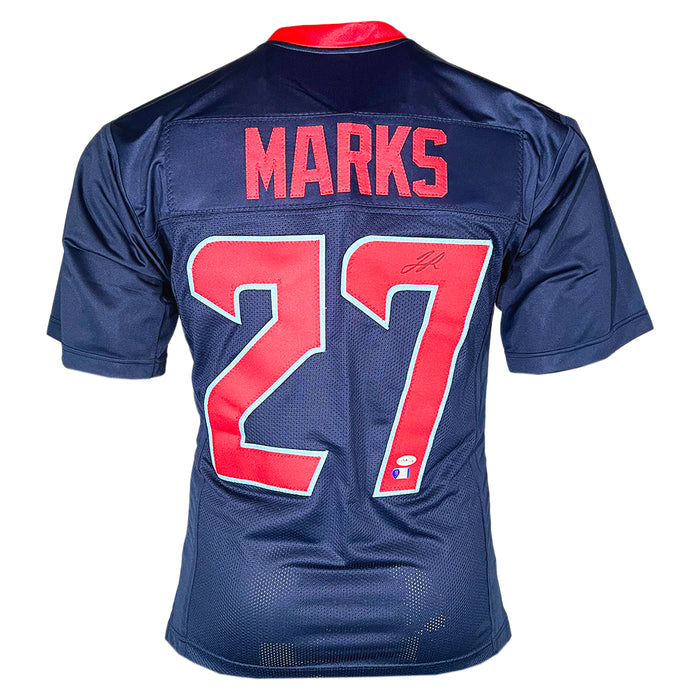 Woody Marks Signed Houston Color Rush Football Jersey (JSA)