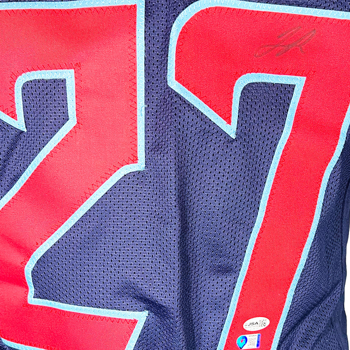 Woody Marks Signed Houston Color Rush Football Jersey (JSA)