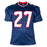 Woody Marks Signed Houston Blue Football Jersey (JSA)