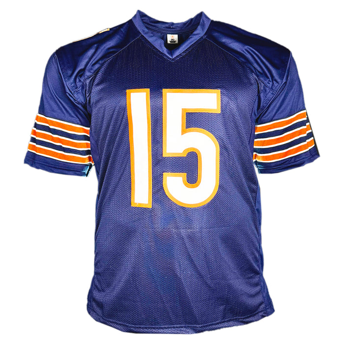 Brandon Marshall Signed Denver Blue Football Jersey (Beckett)