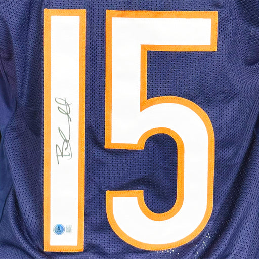Brandon Marshall Signed Denver Blue Football Jersey (Beckett)