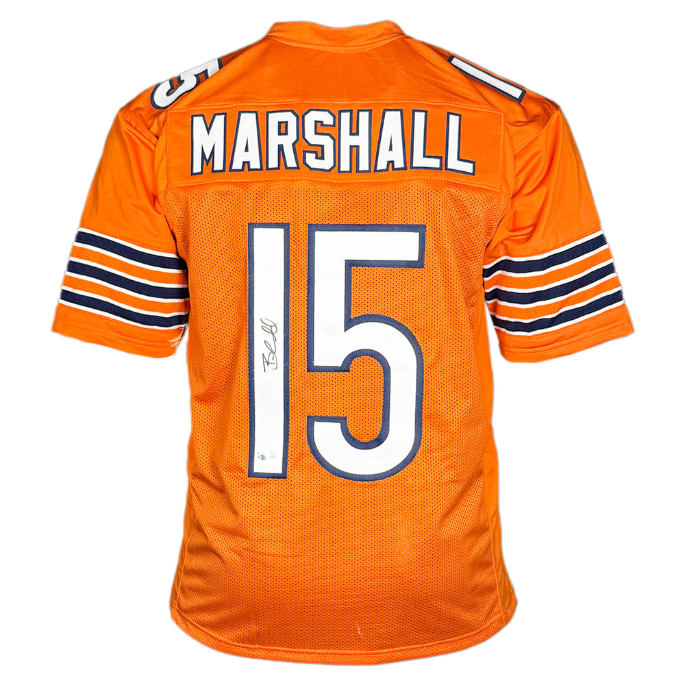 Brandon Marshall Signed Denver Orange Football Jersey (Beckett)