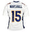 Brandon Marshall Signed Denver White Football Jersey (Beckett)