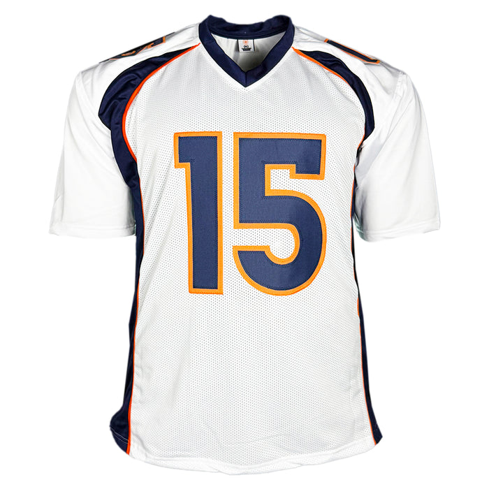 Brandon Marshall Signed Denver White Football Jersey (Beckett)