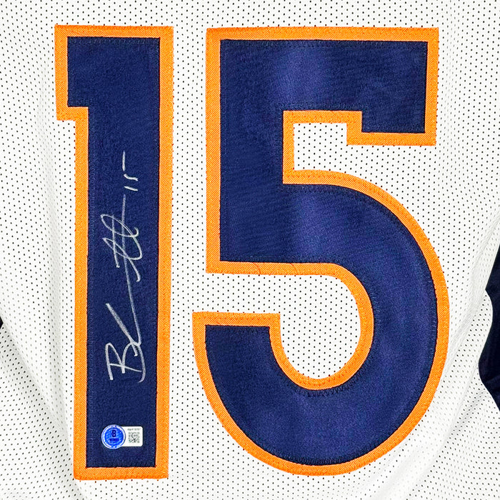 Brandon Marshall Signed Denver White Football Jersey (Beckett)
