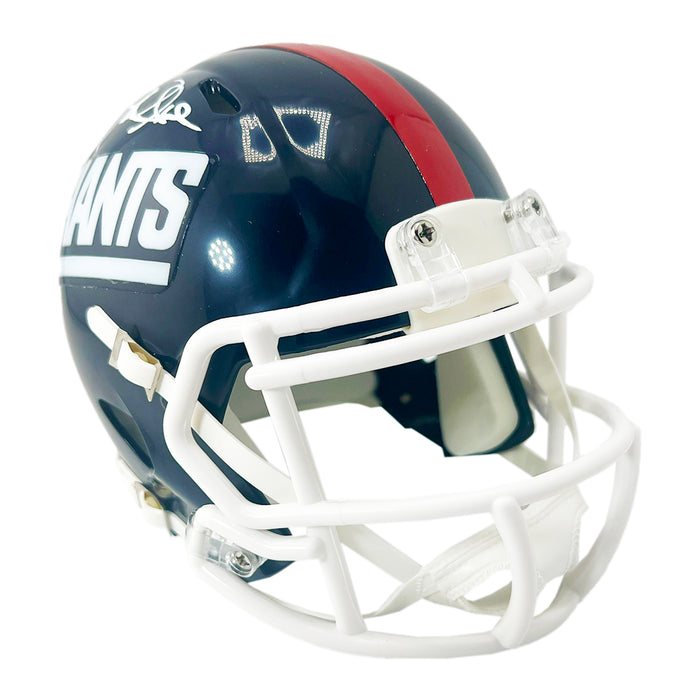 Leonard Marshall Signed New York Giants Throwback 80-99 Speed Mini Football Helmet (Beckett)