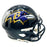 Derrick Mason Signed Baltimore Ravens Speed Mini Football Helmet (JSA)