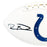Robert Mathis Signed Indianapolis Colts Official NFL Team Logo White Football (JSA)