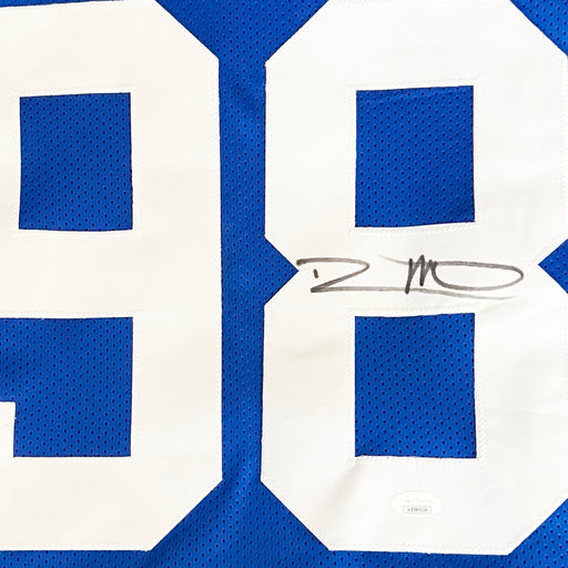 Robert Mathis Signed Indianapolis Pro Blue Football Jersey (JSA)