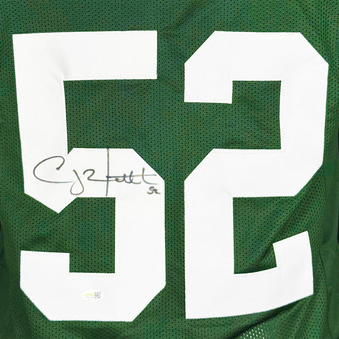 Clay Matthews Signed Green Bay Green Football Jersey (JSA)