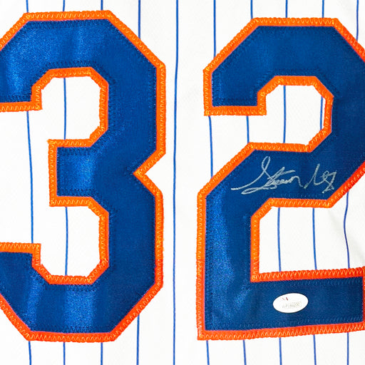 Steven Matz Signed New York Pinstripe Baseball Jersey (JSA)