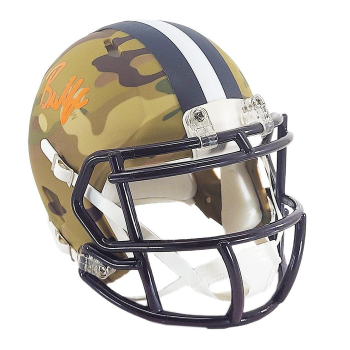 Baker Mayfield Signed Cleveland Browns Camo Speed Mini Football Helmet (Beckett) - RSA