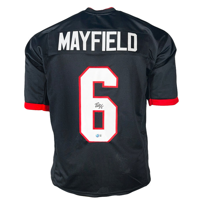 Baker Mayfield Signed Tampa Bay Black Football Jersey (Beckett)