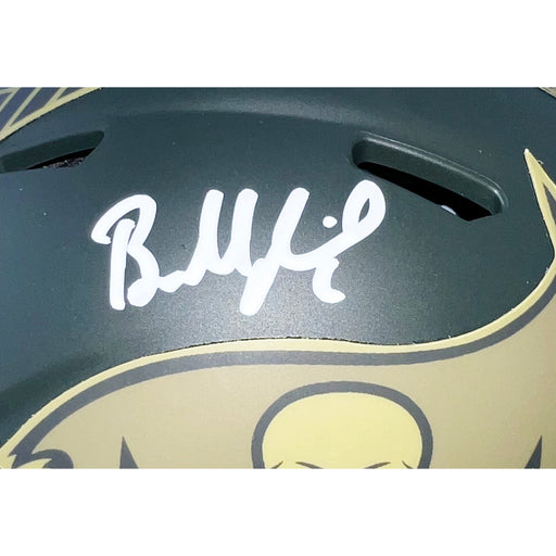 Baker Mayfield Signed Tampa Bay Buccaneers Salute 2025 Mini Football Helmet (Beckett)