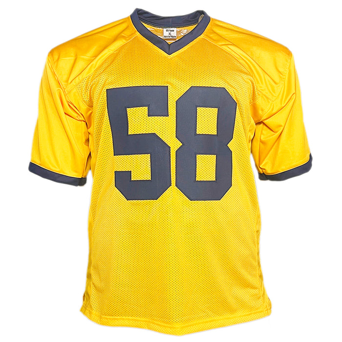 Mazi Smith Signed Michigan Yellow Football Jersey (JSA)