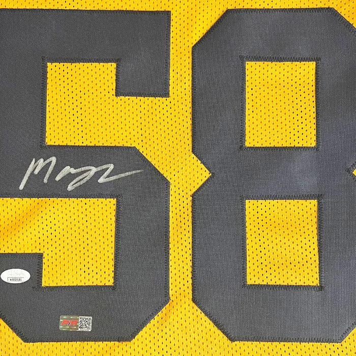 Mazi Smith Signed Michigan Yellow Football Jersey (JSA)
