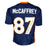 Ed McCaffrey Signed 2x SB Champs Inscription Denver Blue Football Jersey (JSA)